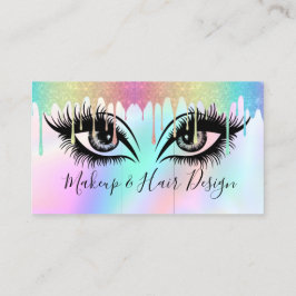 Trendy Makeup Artist Hair Salon Business Card Visitenkarte