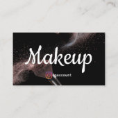 Trendy Makeup Artist Visitenkarte (Rückseite)