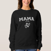 Trendy MAMA personalisiert Sweatshirt (Vorderseite)