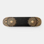 Trendy Mandala Pattern & Quote Skateboard (Horizontal)