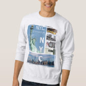 Trendy Manhattan Nyc New York City Liberty Statue Sweatshirt (Vorderseite)