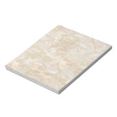 Trendy Marble Stone Texture Notizblock (Rotiert)