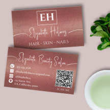 Trendy Maroon Red Glitzer Makeup Artist QR