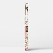 Trendy Marsala marokkanisches Muster Case-Mate iPhone Hülle (Rückseite / Links)