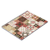 Trendy Marsala marokkanisches Muster Notizblock (Linke Seite)