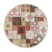 Trendy Marsala marokkanisches Muster Schneidebrett (Vorderseite)