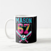Trendy Mason 67 Mem Ice Cream Drip Baseball Birthd Kaffeetasse (Links)