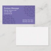 Trendy Massage Therapy Business Cards Visitenkarte (Vorne/Hinten)