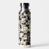 Trendy MCM Halbmond Muster mit großem Namensblock Trinkflasche (Links)