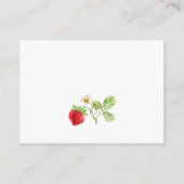 Trendy Meadow Strawberry Books for Baby Showroom Begleitkarte (Rückseite)