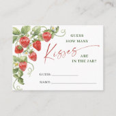 Trendy Meadow Strawberry schätzt, wie viele Game C Visitenkarte (Vorderseite)