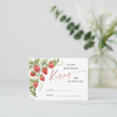 Trendy Meadow Strawberry schätzt, wie viele Game C Visitenkarte (Stehend Vorderseite)