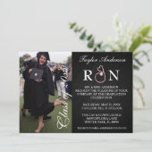 Trendy Medical RN School Abschluss Ankündigung (Stehend Vorderseite)
