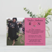 Trendy Medical RN School Abschluss Ankündigung (Stehend Vorderseite)