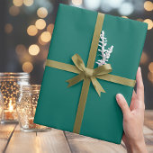 Trendy Medium Bluish Green Wrapping Paper Geschenkpapier