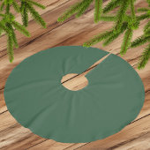 Trendy Medium Dark Green - Polyester Tree Skirt Polyester Weihnachtsbaumdecke