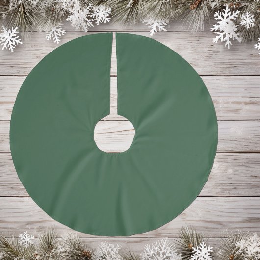Trendy Medium Dark Green - Polyester Tree Skirt Weihnachtsbaumdecke