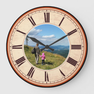 TRENDY MEMORABLE MOMENTS PERSONALISIERTE BILDER GROßE WANDUHR
