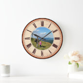 TRENDY MEMORABLE MOMENTS PERSONALISIERTE BILDER GROßE WANDUHR (Zuhause)