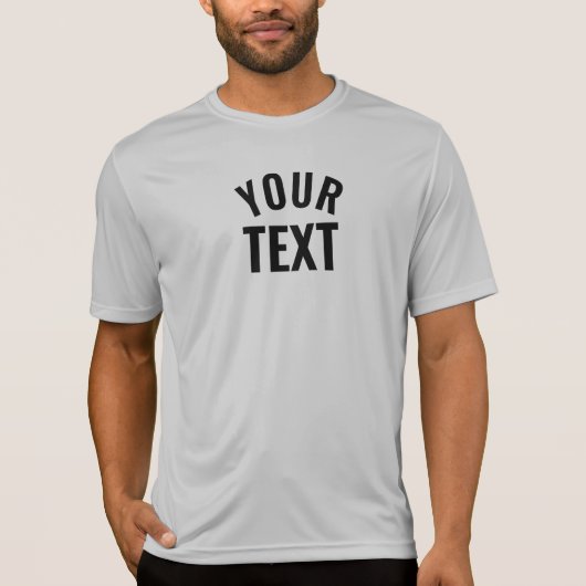 Trendy Mens akwear Sport-Tek Wettbewerber Silver T-Shirt (Vorderseite)