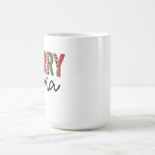 Trendy "Merry Mama" Weihnachten Kaffeetasse (Mittel)