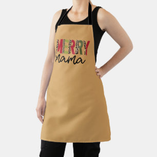 Trendy "Merry Mama" Weihnachten Schürze