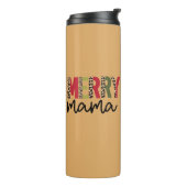 Trendy "Merry Mama" Weihnachten Thermosbecher (Nach links gedreht)