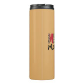 Trendy "Merry Mama" Weihnachten Thermosbecher (Rückseite)