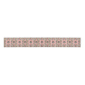 Trendy Metallic Gold und Pink Mandala Design Ripsband (Vorderseite)