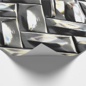 Trendy Metallic Texture Wrapping Paper Geschenkpapier (Ecke)