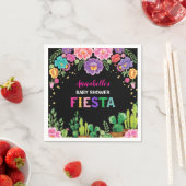 Trendy Mexican Floral Fiesta Birthday Baby Shower Serviette (Beispiel)
