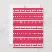 Trendy Mexican Sombrero Mustache Fiesta Party Einladung (Rückseite)