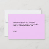 Trendy Mini Vielen Dank Karten mit Umschlägen (Rückseite)