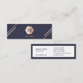 Trendy Mini Visitenkarte (Vorne/Hinten)