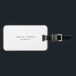 Trendy Minimalistisch Beruflich Gepäckanhänger<br><div class="desc">Es ist ein sehr elegantes,  sehr ästhetisches und sehr einfaches perfektes Design. Mit dieser Einfachheit werden Sie sofort reflektieren,  was für eine schöne Persönlichkeit Sie haben und die Sensibilität in Ihrer Arbeit.</div>