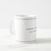 Trendy Minimalistisch Beruflich Kaffeetasse (Vorderseite Links)