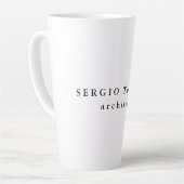 Trendy Minimalistisch Beruflich Milchtasse (Linke Ecke)