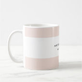 Trendy Minimalistisch Beruflich Schlicht Kaffeetasse (Links)