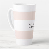 Trendy Minimalistisch Beruflich Schlicht Milchtasse (Linke Ecke)