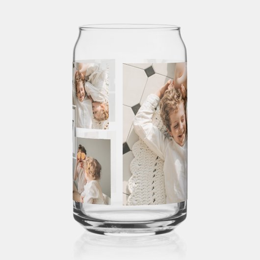 Trendy Minimalistisch Collage Fathers Foto Daddy G Dosenglas (Links)