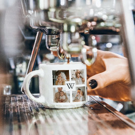 Trendy Minimalistisch Collage Fathers Foto Daddy G Espressotasse