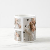 Trendy Minimalistisch Collage Fathers Foto Daddy G Kaffeetasse (Mittel)