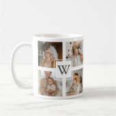 Trendy Minimalistisch Collage Fathers Foto Daddy G Kaffeetasse (Links)