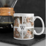 Trendy Minimalistisch Collage Fathers Foto Daddy G Kaffeetasse<br><div class="desc">Sie suchen eine einzigartige und stilvolle Art, die Figur des Vaters in Ihrem Leben zu ehren? Karo aus unserer trendigen minimalistischen Collage mit einer Sammlung von schönen Fotografien von Vätern. Mit seinen klaren Linien und seinem eleganten Design ist diese Collage der perfekte Weg, um die besondere Bindung zwischen Vätern und...</div>