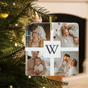 Trendy Minimalistisch Collage Foto Keramikornament