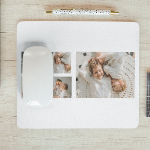Trendy Minimalistisch Collage Vathers Foto Daddy G Mousepad