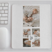 Trendy Minimalistisch Collage Vathers Foto Daddy G Mousepad