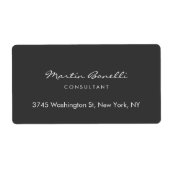 Trendy Minimalistisch Grau Color (Vorne)