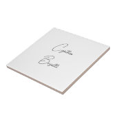 Trendy Minimalistisch Moderne Schlichte, einfache Fliese (Seite)