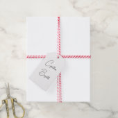 Trendy Minimalistisch Moderne Schlichte, einfache Geschenkanhänger (Mit Garn)